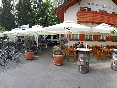 Gasthaus Waldheim, Gastgarten, Cafe, Eis,  Hard